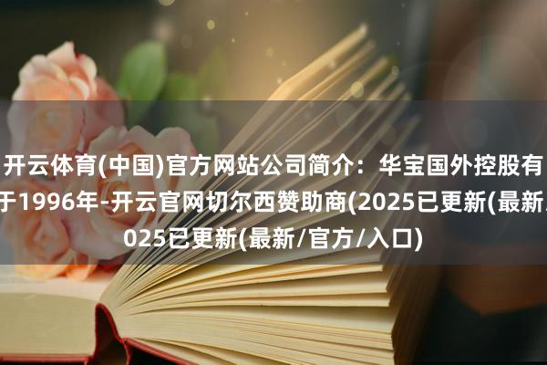 开云体育(中国)官方网站公司简介：华宝国外控股有限公司确立于1996年-开云官网切尔西赞助商(2025已更新(最新/官方/入口)