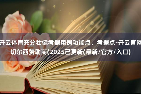 开云体育充分壮健考据用例功能点、考据点-开云官网切尔西赞助商(2025已更新(最新/官方/入口)
