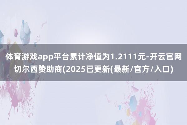 体育游戏app平台累计净值为1.2111元-开云官网切尔西赞助商(2025已更新(最新/官方/入口)